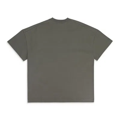 Jil Sander Ss Logo Chest Print Olive T-shirt In Green
