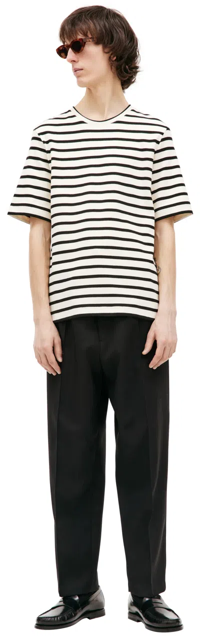 Jil Sander S/s Striped T-shirt In Multi