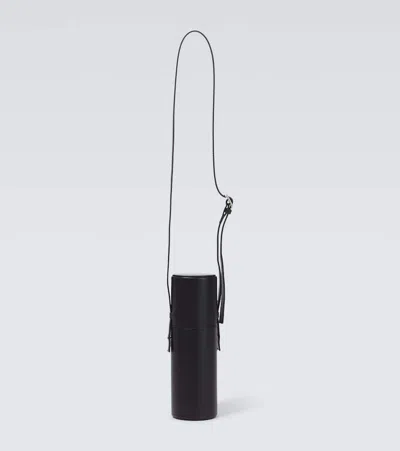 Jil Sander Stainless Steel Travel Water Bottle In Black