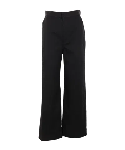 Jil Sander Straight Casual Pants In Black