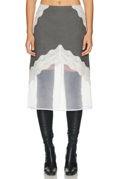 JIL SANDER STRAIGHT FIT SKIRT