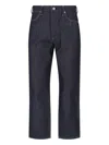 Jil Sander Panelled Straight-leg Jeans In Blu Denim