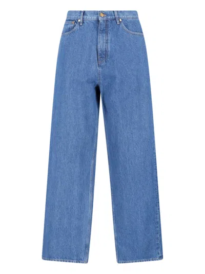 Jil Sander Straight Jeans In Blue