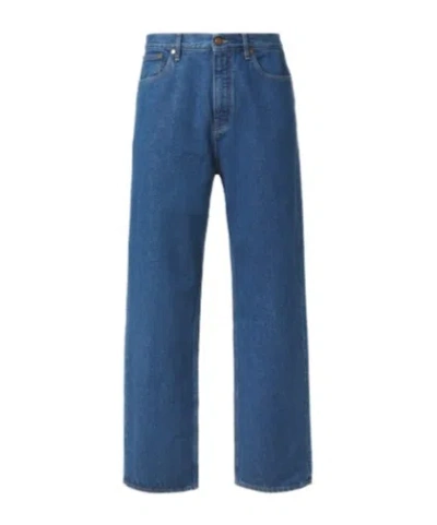 Jil Sander Straight Jeans In Blue