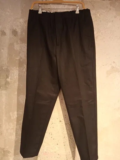 Jil Sander Straight-leg  Cotton Trousers In Black