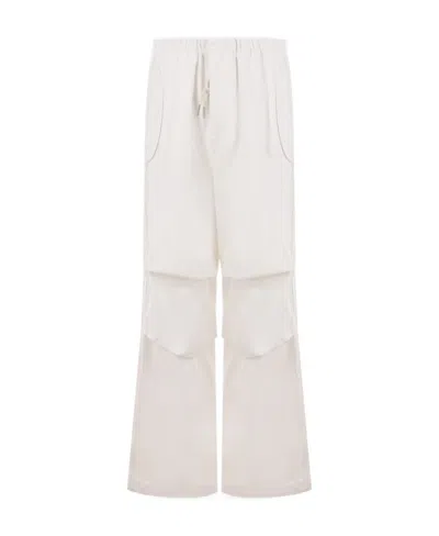 JIL SANDER JIL SANDER CRIMPLED-EFFECT TROUSERS