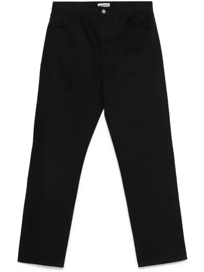 Jil Sander Straight-leg Jeans In Black