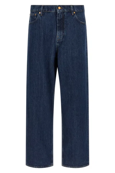 Jil Sander Straight Leg Jeans In Blue