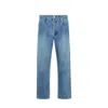 Jil Sander Faded Straight Jeans In Blue