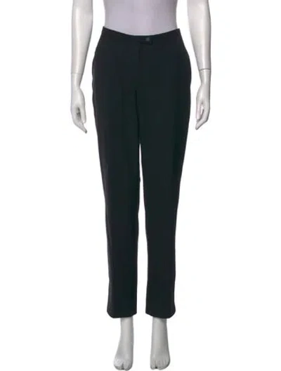Pre-owned Jil Sander Straight Leg Pants In Black