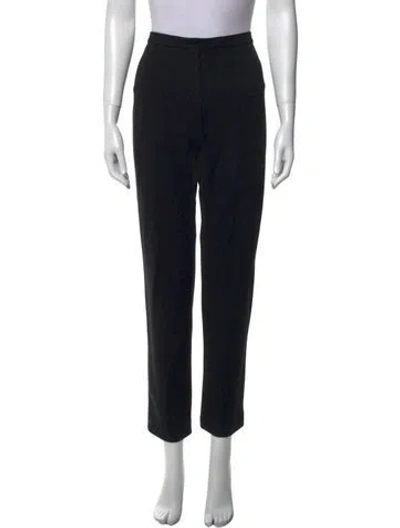 Pre-owned Jil Sander Straight Leg Pants In Black