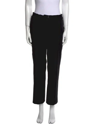 Pre-owned Jil Sander Straight Leg Pants In Black