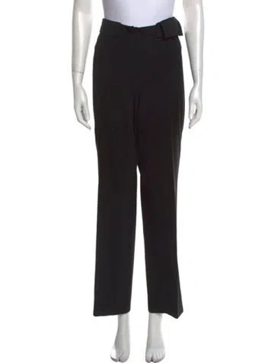 Pre-owned Jil Sander Straight Leg Pants In Black
