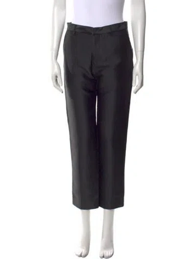 Pre-owned Jil Sander Straight Leg Pants In Black