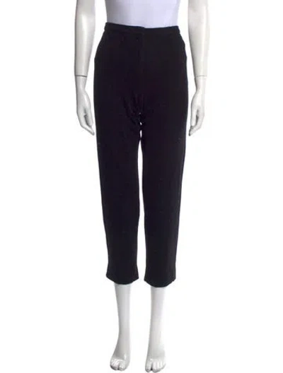 Pre-owned Jil Sander Straight Leg Pants In Black