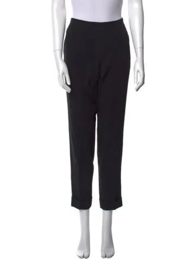 Pre-owned Jil Sander Straight Leg Pants In Black
