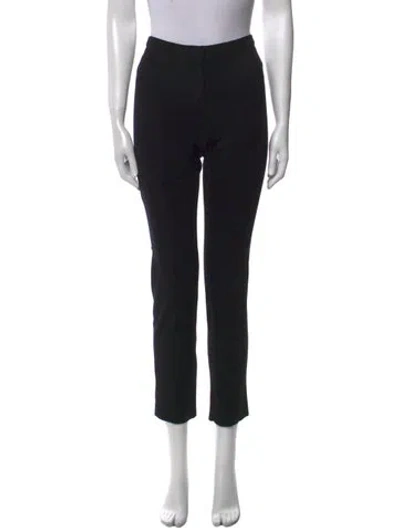 Pre-owned Jil Sander Straight Leg Pants In Black