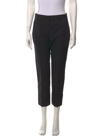 Pre-owned Jil Sander Straight Leg Pants In Black