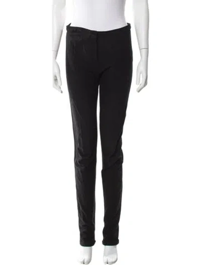 Pre-owned Jil Sander Straight Leg Pants In Black