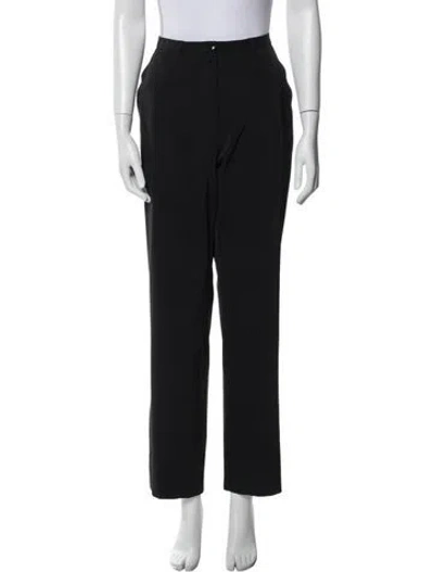 Pre-owned Jil Sander Straight Leg Pants In Black