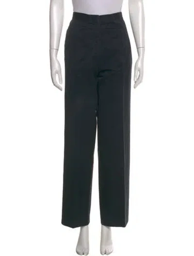 Pre-owned Jil Sander Straight Leg Pants In Black