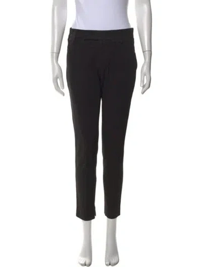 Pre-owned Jil Sander Straight Leg Pants In Black