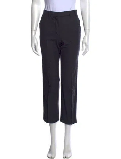 Pre-owned Jil Sander Straight Leg Pants In Black