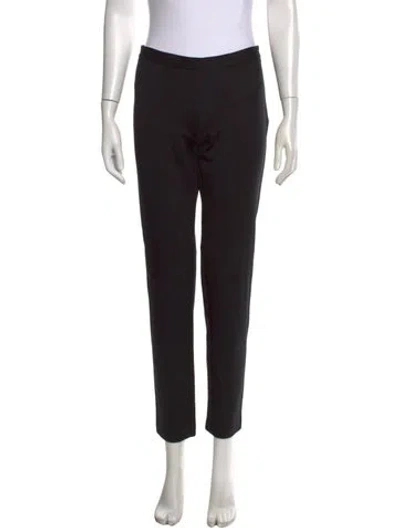 Pre-owned Jil Sander Straight Leg Pants In Black
