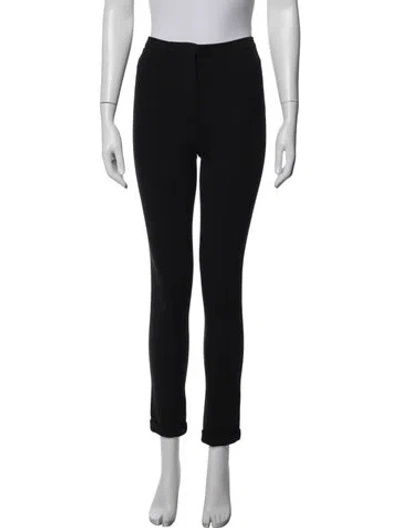 Pre-owned Jil Sander Straight Leg Pants In Black