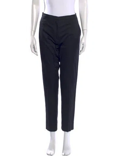 Pre-owned Jil Sander Straight Leg Pants In Black
