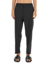 Jil Sander Straight Leg Pants In Black