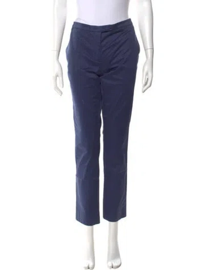 Pre-owned Jil Sander Straight Leg Pants In Blue
