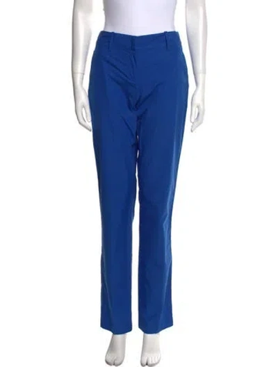 Pre-owned Jil Sander Straight Leg Pants In Blue