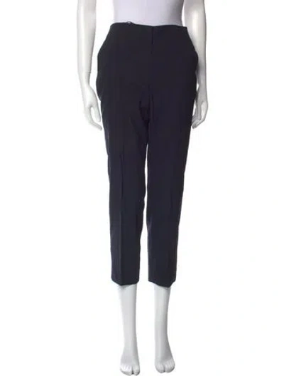 Pre-owned Jil Sander Straight Leg Pants In Blue