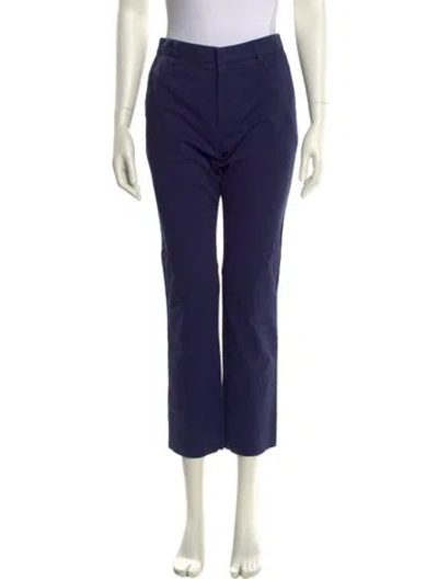 Pre-owned Jil Sander Straight Leg Pants In Blue