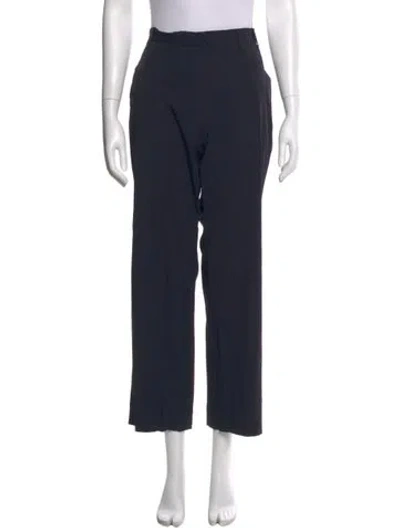 Pre-owned Jil Sander Straight Leg Pants In Blue