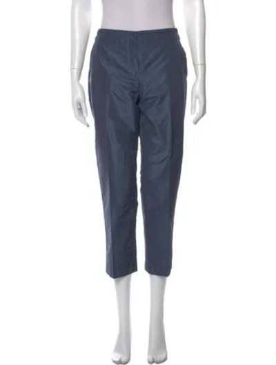 Pre-owned Jil Sander Straight Leg Pants In Blue