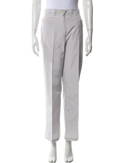 Pre-owned Jil Sander Straight Leg Pants In Blue