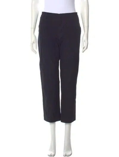 Pre-owned Jil Sander Straight Leg Pants In Blue
