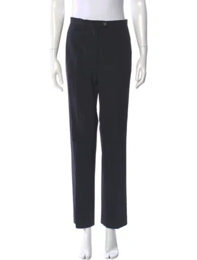 Pre-owned Jil Sander Straight Leg Pants In Blue