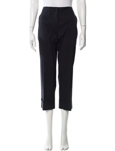 Pre-owned Jil Sander Straight Leg Pants In Blue