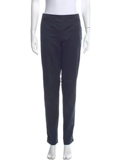 Pre-owned Jil Sander Straight Leg Pants In Blue
