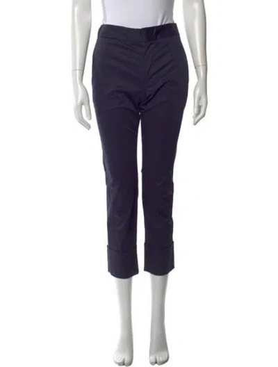 Pre-owned Jil Sander Straight Leg Pants In Blue
