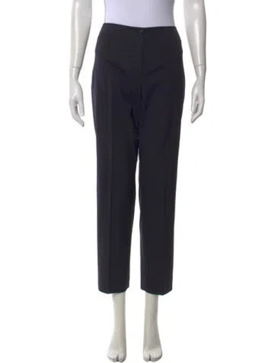 Pre-owned Jil Sander Straight Leg Pants In Blue