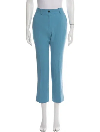 Pre-owned Jil Sander Straight Leg Pants In Blue