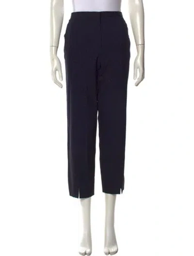 Pre-owned Jil Sander Straight Leg Pants In Blue