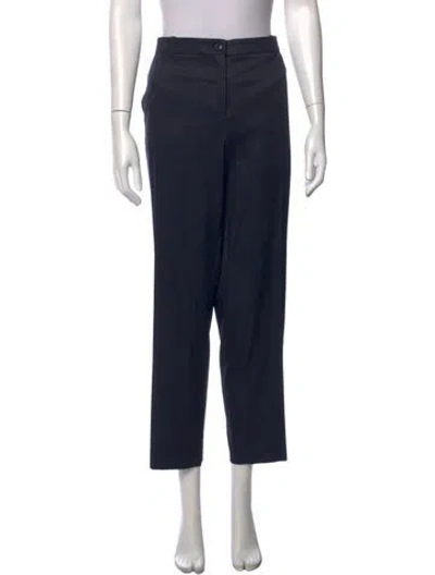 Pre-owned Jil Sander Straight Leg Pants In Blue