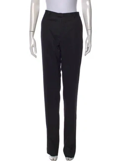 Pre-owned Jil Sander Straight Leg Pants In Blue