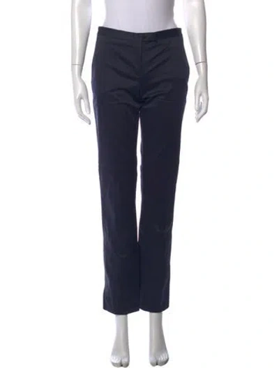 Pre-owned Jil Sander Straight Leg Pants In Blue