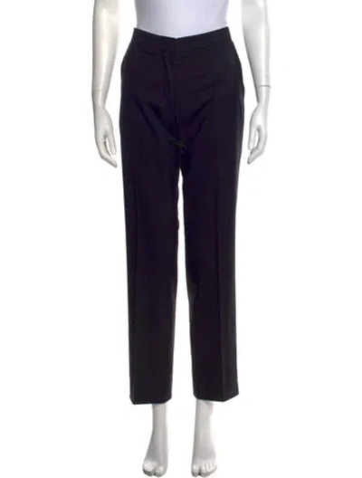 Pre-owned Jil Sander Straight Leg Pants In Blue